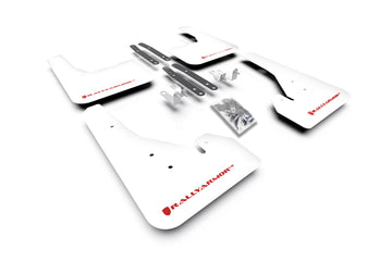 Rally Armor 18-26 Toyota Corolla Hatchback White UR Mud Flap Red Logo