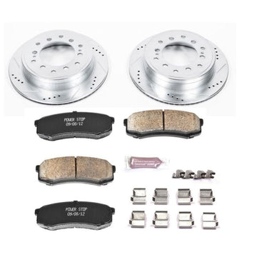 Power Stop 10-19 Lexus GX460 Kit de freno deportivo trasero Z23 Evolution