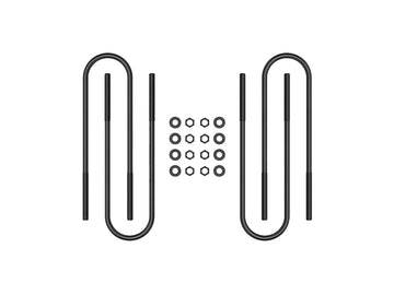 ICON 99-10 Ford F-250/F-350 Super Duty Dually/03-12 Ram HD 15in U-Bolt Kit