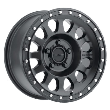 Method MR315 17x8.5 0mm Offset 5x5 71.5mm CB Rueda negra mate