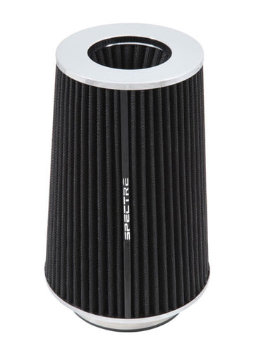 Filtro de aire cónico ajustable Spectre de 9-1/2 pulgadas. Alto (se adapta a tubos de 3 pulg./3-1/2 pulg./4 pulg.): negro