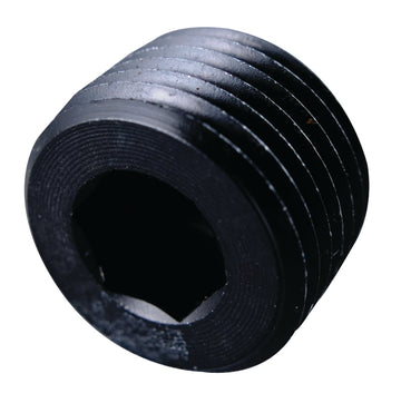 Tapón de tubería Fragola 1/16 NPT - Interno negro