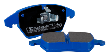 EBC Racing 12-19 BMW 3-Series (F30/F31/F34) Apollo-4 Caliper Bluestuff Racing Brake Pad