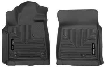 Husky Liners 07-11 Toyota Tundra Pickup (Crew/Ext/Std Cab) X-Act Contour negro revestimiento de piso delantero