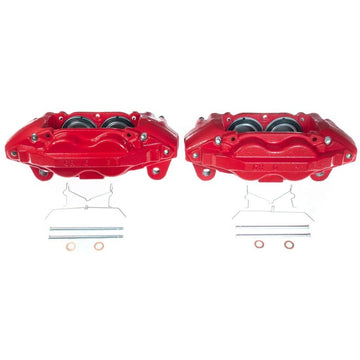 Power Stop 16-21 Toyota Sequoia Pinzas delanteras rojas - Par