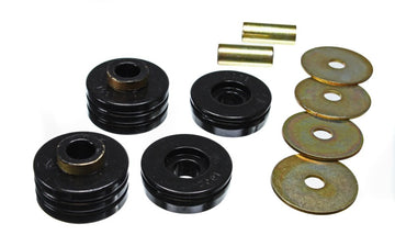 Energy Suspensión 66-77 Ford Bronco 4WD Juego de soporte de transmisión negro