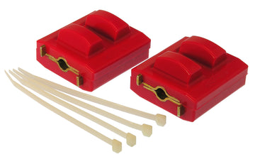 Prothane GM Soporte de motor pequeño tipo almeja - Rojo