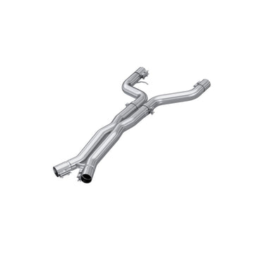 MBRP 21-23 BMW M4 G82 / M3 G80 3.0L T304 Tubo en X de derivación de resonador de acero inoxidable de 3 pulgadas