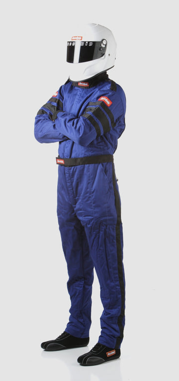 Traje RaceQuip azul SFI-5 - Mediano