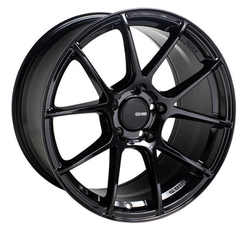 Rueda Enkei TS-V 18x9,5 5x120 40 mm con compensación y diámetro de 72,6 mm, color negro brillante