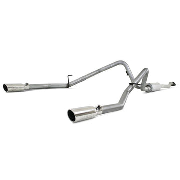 MBRP 11-12 Ford F-150 V6 Ecoboost Alum Sistema de escape de salida trasera doble con respaldo de gato de 2.5 pulgadas