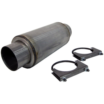 MBRP Resonador Universal 4 Entradas/Salidas 12 Cuerpo 18 Total Aluminizado
