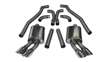 Corsa 12-13 Chevrolet Camaro Coupe ZL1 6.2L V8 Cat-Back deportivo pulido + escape XO