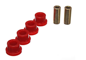 Suspensión energética .875 ID x 1.782 OD (bujes atenuados) Enlace universal rojo - Bushiings tipo brida