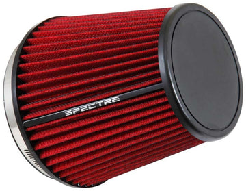 Filtro de aire cónico Spectre HPR de 6 pulgadas. DI de brida / 7.313 pulg. Diámetro exterior de la base/7 pulgadas. Alto - Rojo
