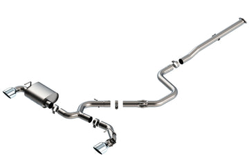 Borla 19-20 Hyundai Veloster N 2.0L I4 MT FWD 2DR 3 pulgadas ATAK CatBack Escape con puntas SS