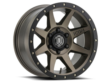 ICON Rebound 17x8.5 6x135 6mm Offset 5in BS 87.1mm Rueda de bronce de diámetro