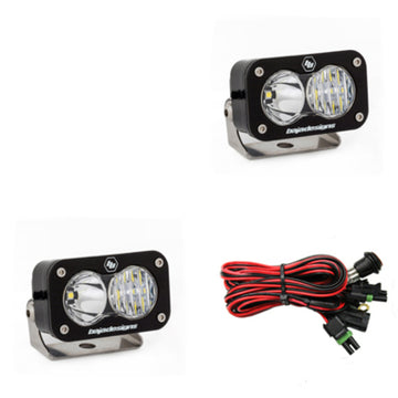 Patrón combinado de conducción de cápsulas de luz LED Serie S2 Pro de Baja Designs - Par