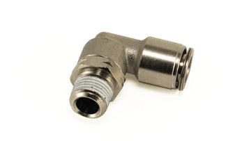 Codo de elevación de aire: macho, 1/8 pulg. Npt x tubo de 1/4 pulg.