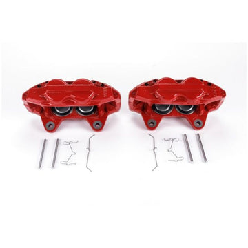 Power Stop 10-15 Lexus GX460 Pinzas delanteras rojas sin soportes - Par