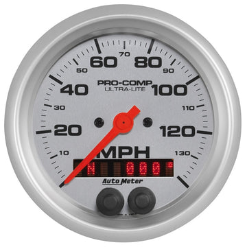 Autometer Ultra-Lite 3-3/8 pulgadas 140MPH Velocímetro GPS