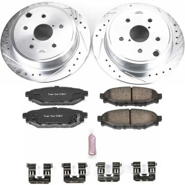 Power Stop 15-19 Subaru WRX Kit de freno deportivo trasero Z23 Evolution