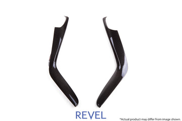Paneles laterales de consola central Revel GT Dry Carbon (izquierdo y derecho) 16-18 Honda Civic - 2 piezas