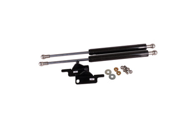 Kit de amortiguador de capó de fibra de carbono NRG - 03+ Nissan 350Z/G35 (amortiguadores de media presión para capó CF)