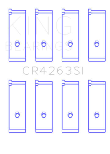 King Engine Bearings Toyota 1ZZ-FE Rod Bearing Set - Size +.25mm