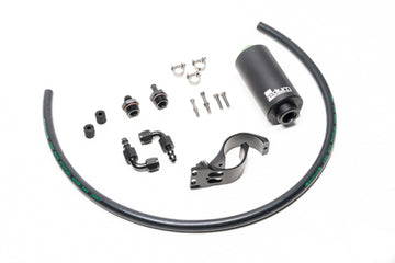 Kit de filtro de combustible inoxidable Radium Nissan de 10 micrones
