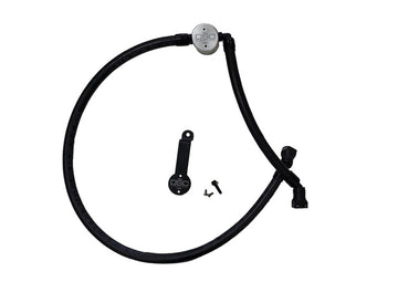 J&amp;L 18-25 Jeep Wrangler JL 3.6L Driver Side Oil Separator 3.0 - Clear Anodized