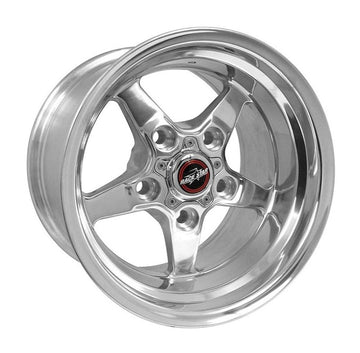 Race Star 92 Drag Star 17x10.5 5x135bc 6.125bs Rueda Pulida De Taladro Directo