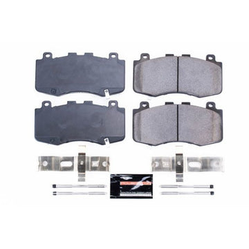 Power Stop 18-19 Jeep Grand Cherokee Pastillas de freno delanteras Z23 Evolution Sport con hardware