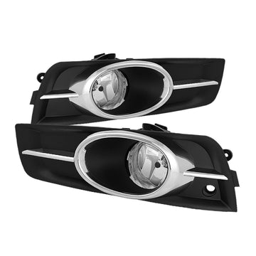 Spyder Chevy Cruze 2011-2014 (no compatible con el modelo deportivo) Luces antiniebla OEM con interruptor transparente FL-CCRZ2011-C