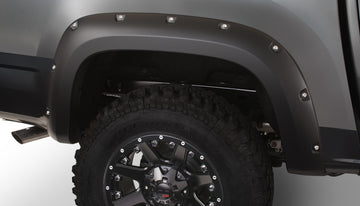Bushwacker 15-18 GMC Canyon Fleetside Pocket Style Flares 2 piezas 74.0 pulgadas cama - Negro