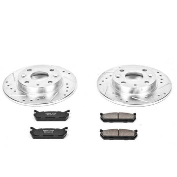 Power Stop 90-93 Mazda Miata Kit de freno deportivo trasero Z23 Evolution