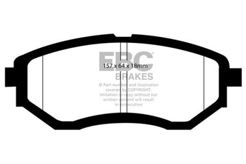 EBC 13+ Subaru Forester 2.0 Turbo Pastillas de freno delanteras Greenstuff