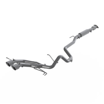 MBRP 13-18 Hyundai Veloster Turbo 4.0 pulgadas OD puntas doble salida 2-1/2 pulgadas AL Cat Back