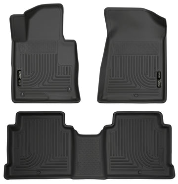 Husky Liners 2015 Hyundai Sonata Weatherbeater Revestimientos negros para el piso del asiento delantero y segundo
