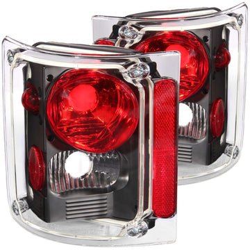 ANZO 1973-1987 Chevrolet C 10 luces traseras negras