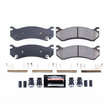 Power Stop 02-06 Cadillac Escalade Pastillas de freno delanteras o traseras Z23 Evolution Sport con hardware