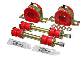 Energy Suspensión 85-89 Ford Astro Van 2WD 1-1/4 pulgadas Juego de bujes de barra estabilizadora delantera - Rojo