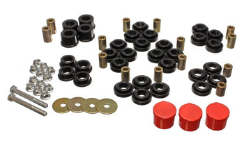 Juego de bujes de brazo de control trasero rojo Chrysler/Dodge Energy Suspensión (modelos no SRT)