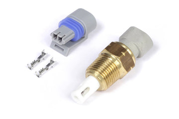 Sensor de temperatura del aire Haltech 3/8 NPT 18 TPI (incluye enchufe y clavijas Delphi)
