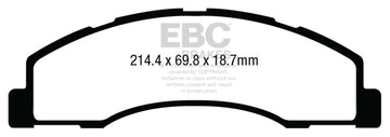 EBC 08-14 Ford Econoline E150 4.6L Extra Duty Front Brake Pads