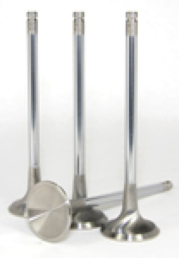 GSC PD 4B11T 23-8N Válvula de escape cromada pulida - Cabeza de 30 mm (+1 mm) - JUEGO 8