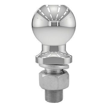 Bola de remolque Curt de 2-5/16 pulgadas (vástago de 1 pulgada x 2-1/8 pulgadas, 7500 libras cromada)