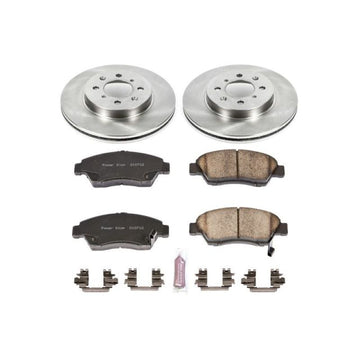 Power Stop 93-95 Honda Civic Kit de freno delantero autoespecializado