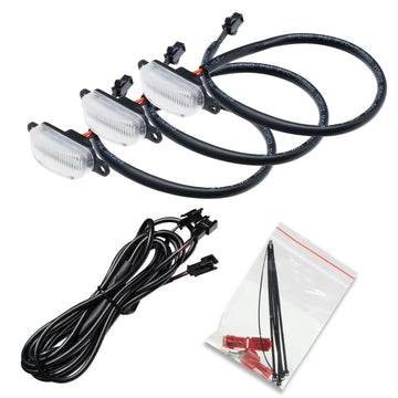 Kit de luces LED para parrilla Oracle Universal Pre-Runner Style (nuevo estilo) - Ámbar con lente transparente