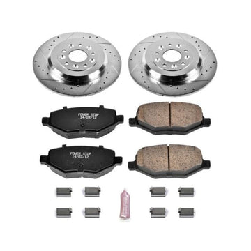 Power Stop 11-15 Ford Edge trasero Z23 Evolution Kit de freno deportivo